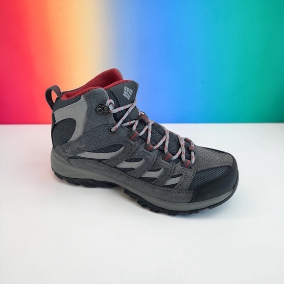 Columbia Shoes - Columbia Women's Crestwood Mid Graphite Waterproof Hiking Boots, BL5371 Size 9